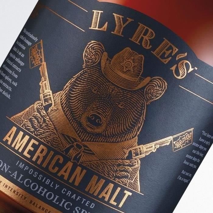 Lyre'S - Malta americana - Bourbon sin alcohol - 70 cl