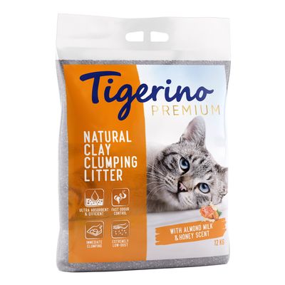 Tigerino Premium Katzenstreu – Mandelmilch & Honig