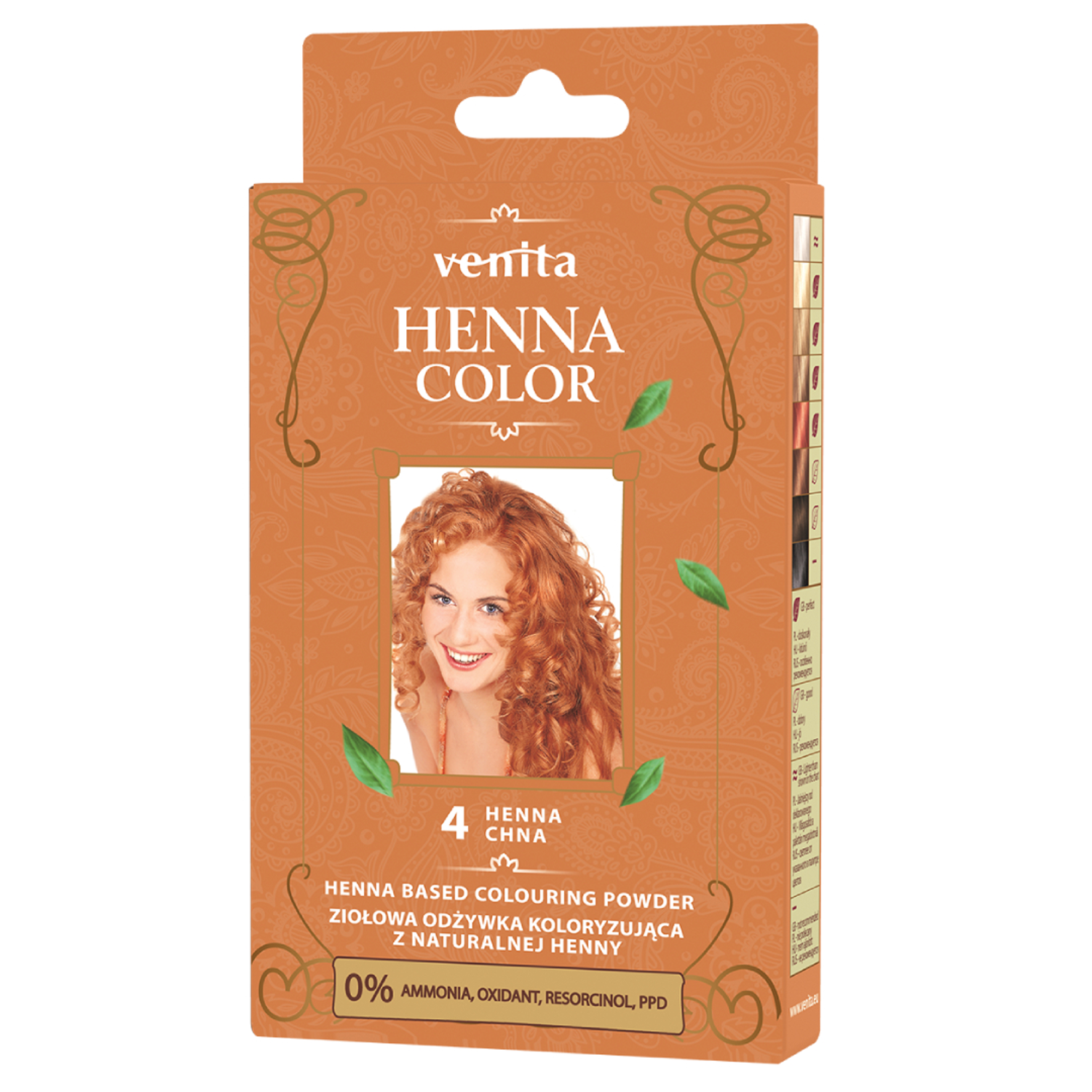 Venita naturlig henna hårfargebalsam Chna 4 30g Hennafarge
