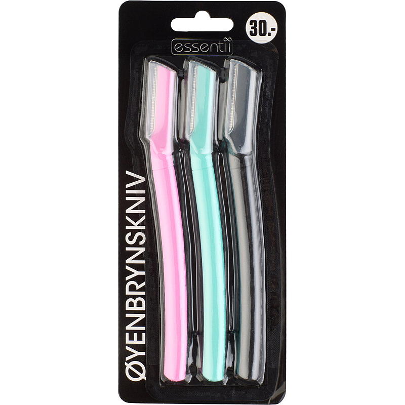 Essentii Augenbrauenmesser 3er-Pack