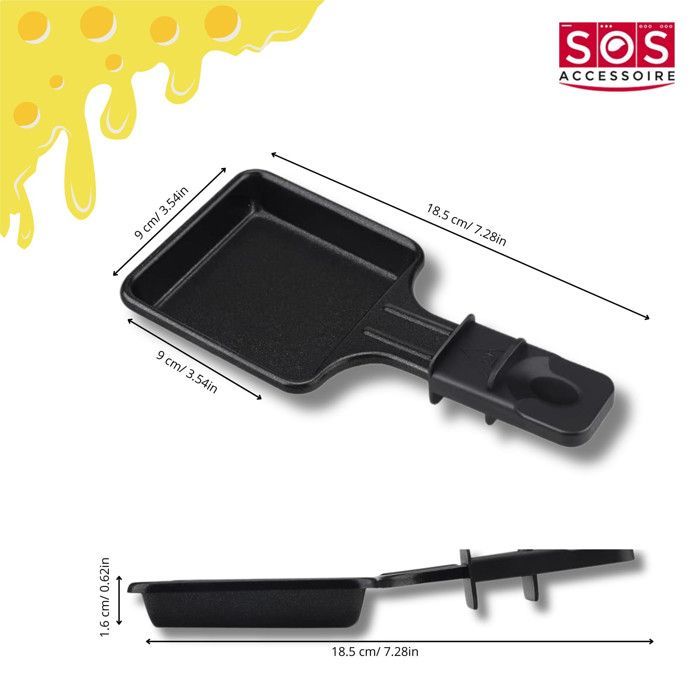 Conjunto de 4 pratos para raclette