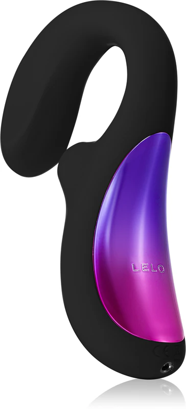 Massageador vibratório sônico de dupla estimulação Lelo Cruise com estimulador clitoriano.