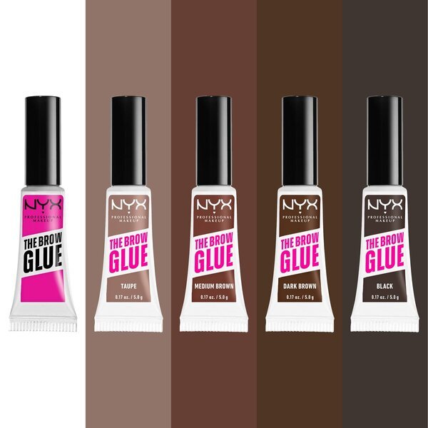 NYX Professional Makeup 04 Tamno smeđa ljepilo za obrve u stiku 5 g