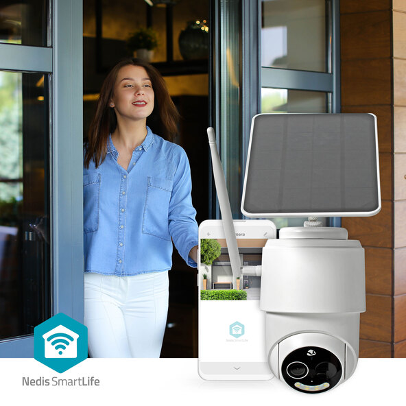 FullHD Outdoor Surveillance Camera with Solar Panel WIFICBO50WT, SmartLife