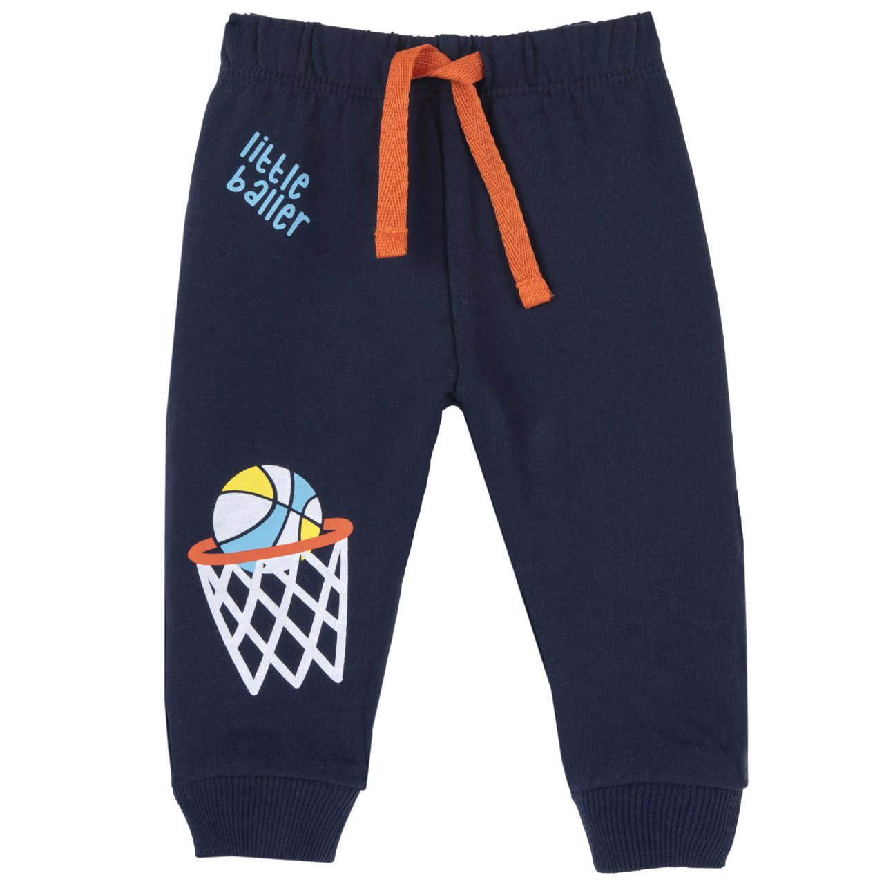 Bedrukte fleece broek