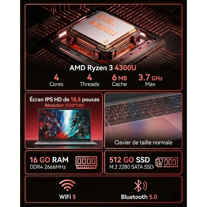 Laptop da 18,5
