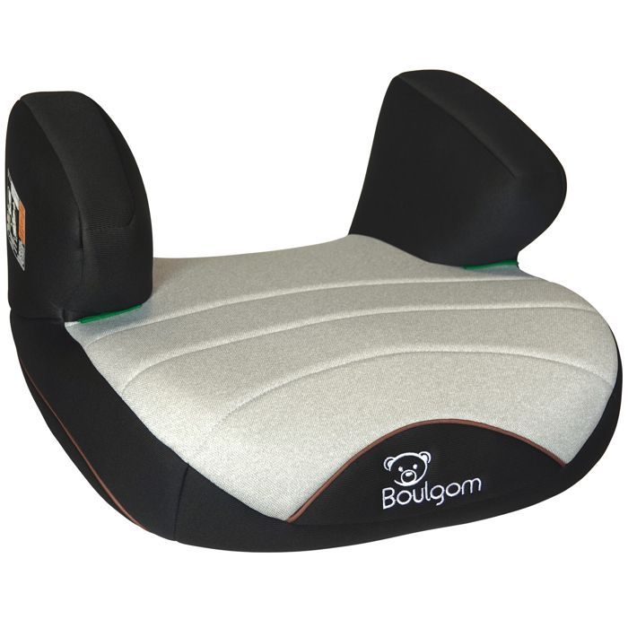 BOULGOM R129 i-size booster seat compatible with BOOSTCONFORT2 Silver