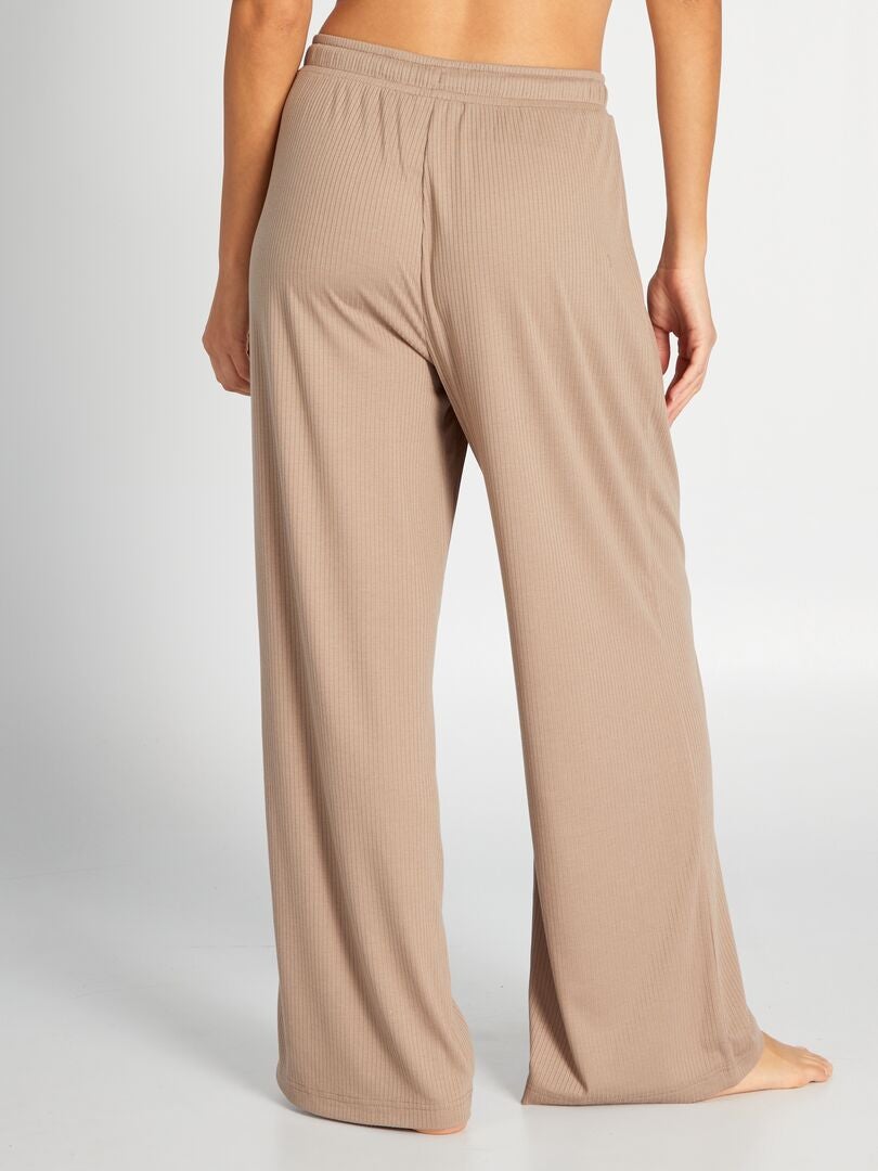Zachte pyjamabroek - BEIGE
