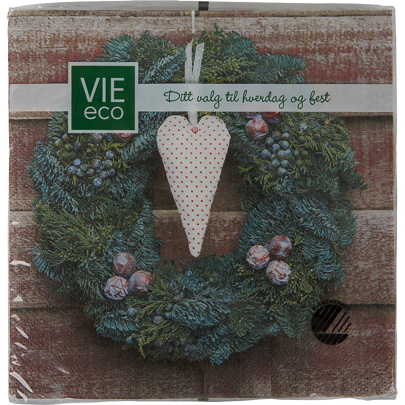 Serviettes Vie Eco, paquet de 20, 33 x 33 cm, Avent