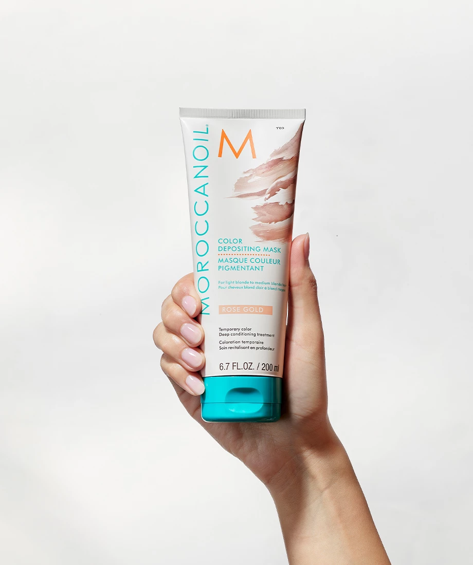 Maska za nanošenje boje ružičastog zlata 200 ml - Moroccanoil