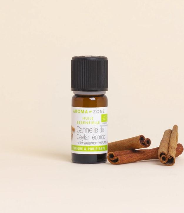 Olio essenziale di corteccia di cannella di Ceylon biologico 10 ml