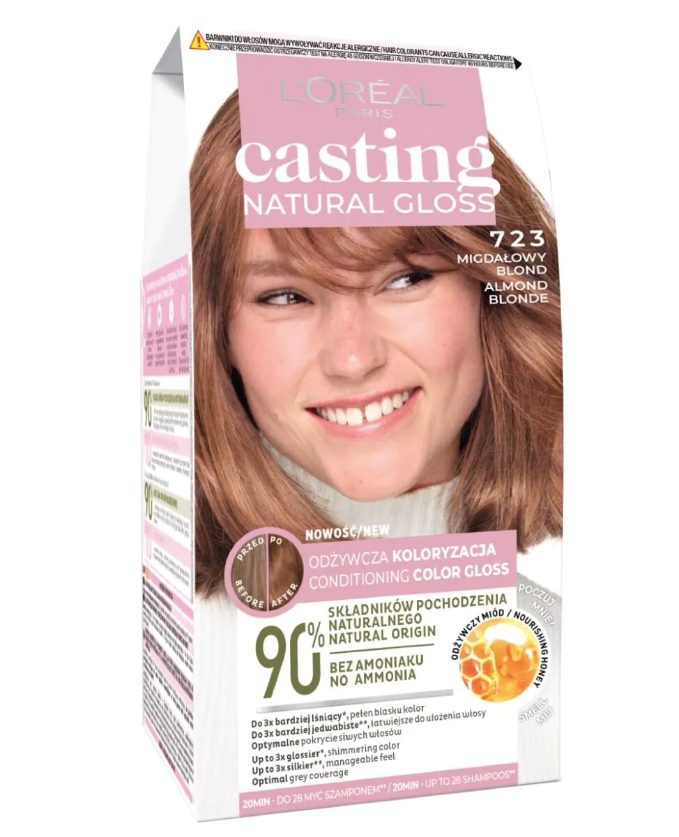 Casting Natural Gloss Farba do włosów, 723 Migdałowy Blond