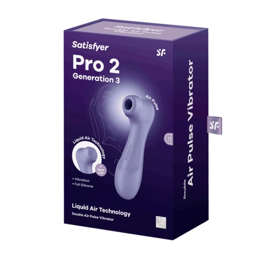 Satisfyer Pro 2 Generation 3 powietrzny stymulator łechtaczki lawendowy