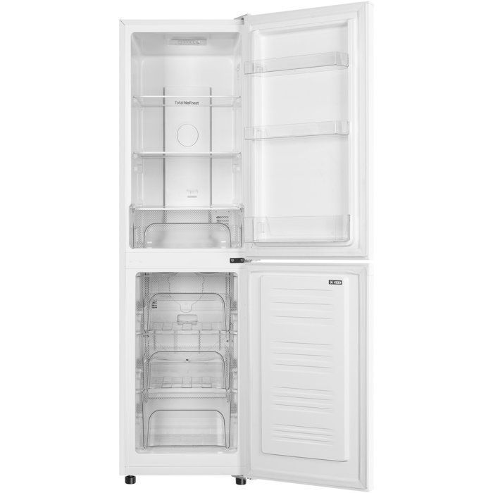 Réfrigérateur congélateur bas - CONTINENTAL EDISON - CEFC193NFW3 - Classe E - 193 L - L48,5 x P60 x 158,5cm - Blanc