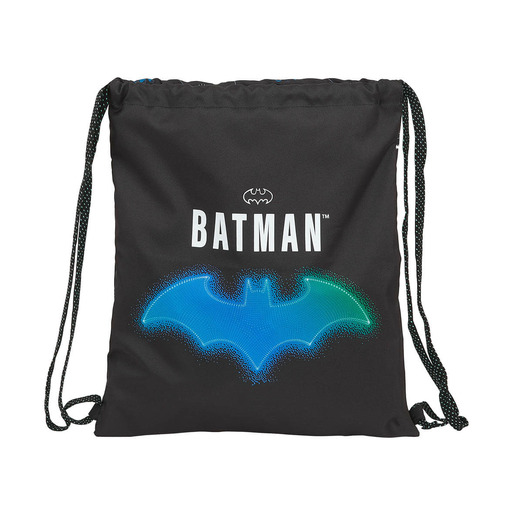  Safta Saco Plano Grande De Batman Bat-tech, 350x400 mm, néger