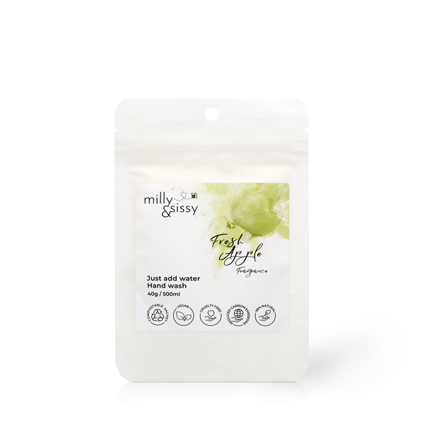 milly&sissy Zero Waste Hand Wash Fresh Apple Navulling 40g