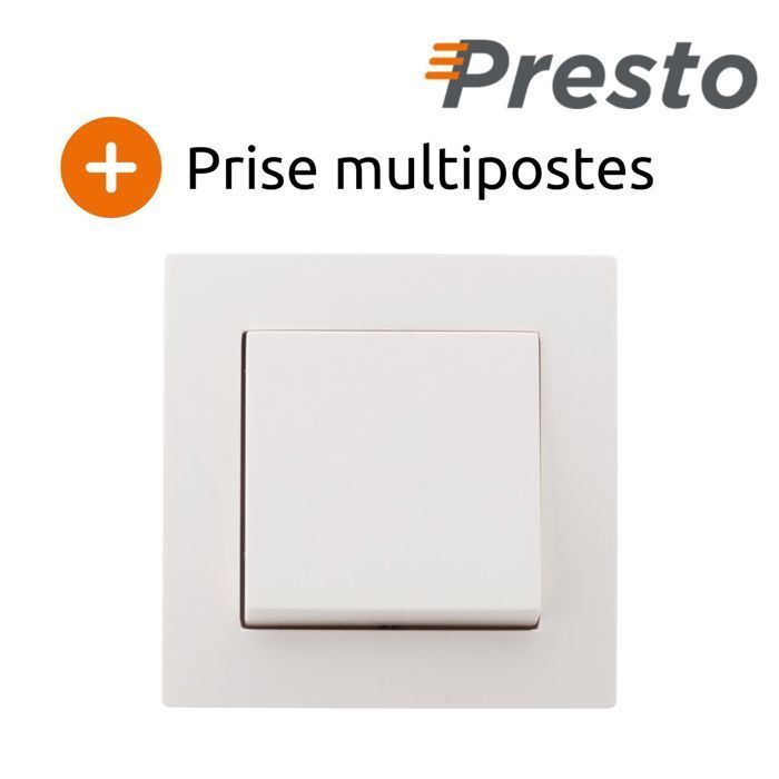 Interruptor completo de dos vías Presto de 10 A para montaje en superficie - Zenitech