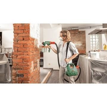 Pulverizador de pintura BOSCH PFS 3000-2 de 650 W - Baja presión - Para uso en interiores y exteriores