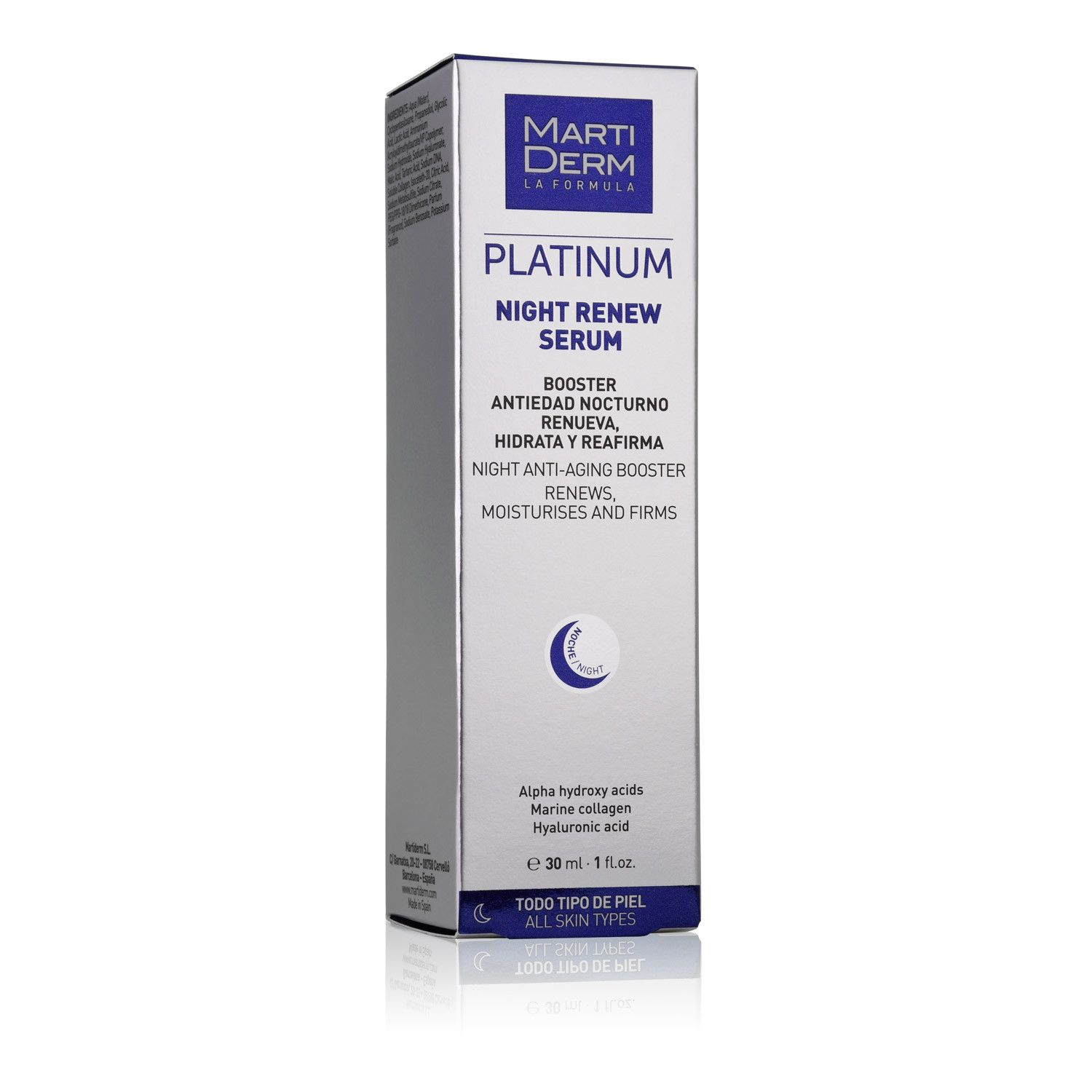 Platinum Night Renew Serum Против бора и старења