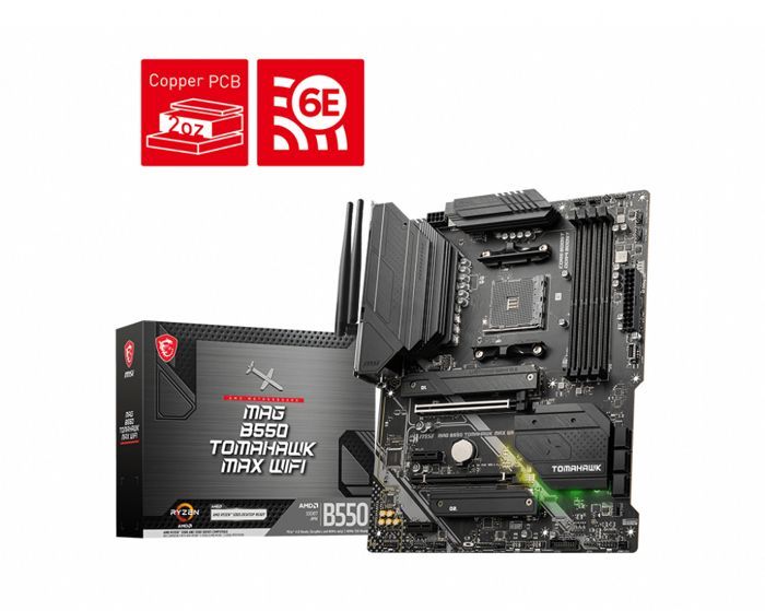 Emolevy - MSI - MAG B550 TOMAHAWK MAX WIFI (911-7C91-037)