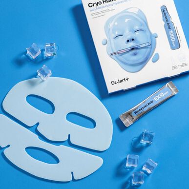 Mascarilla facial refrescante Dr. Jart Cryo Rubber Moisture Mask con ácido hialurónico 40 g