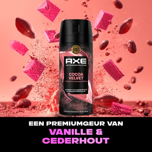 Axe Fine Fragrance Cocoa Velvet dezodorans u spreju za tijelo<br>150ml