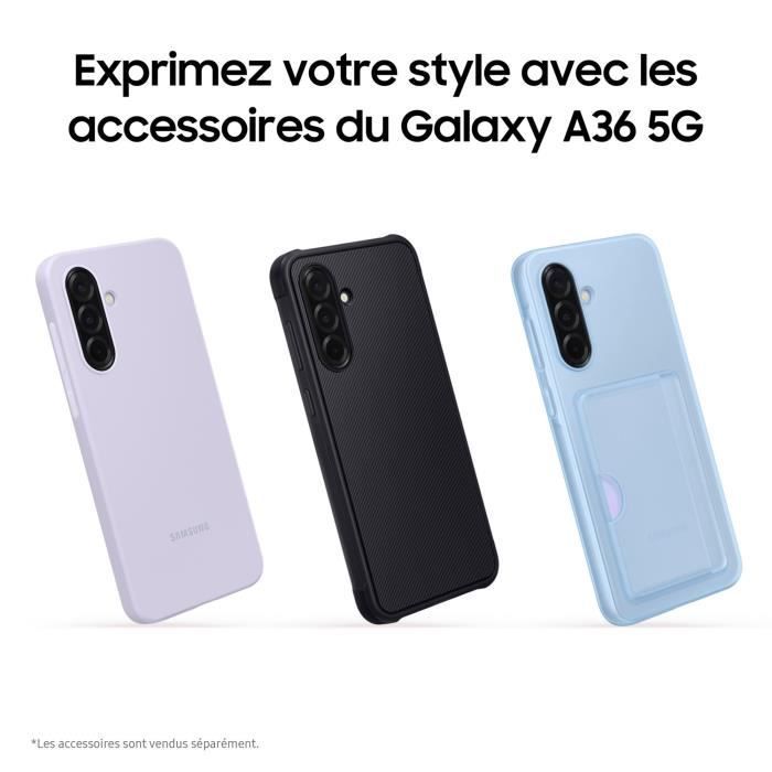 SAMSUNG Galaxy A36 5G Smartphone 128Go Noir - Version Française