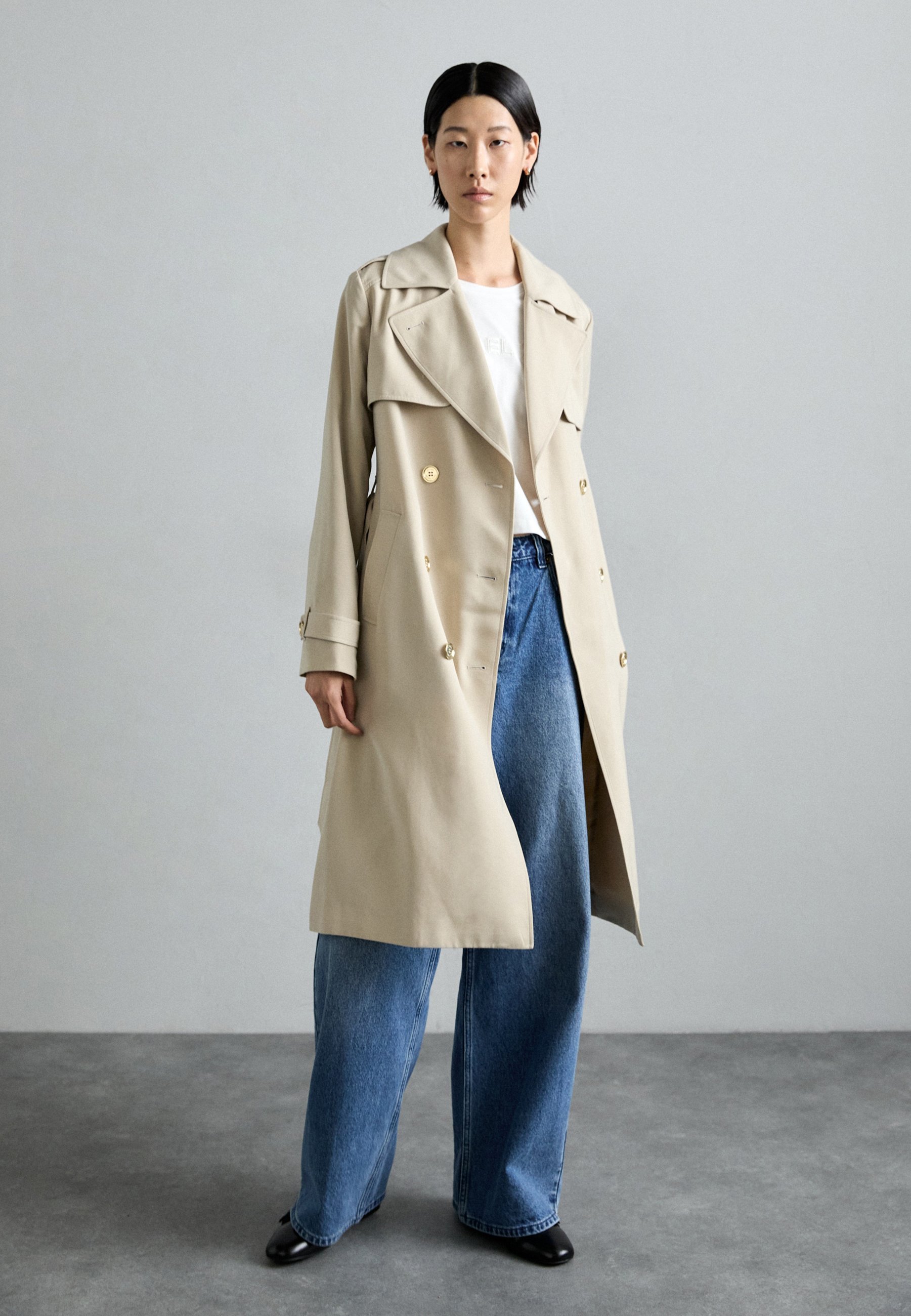 MICHAEL Michael Kors DRAPEY - Trench coat - dune