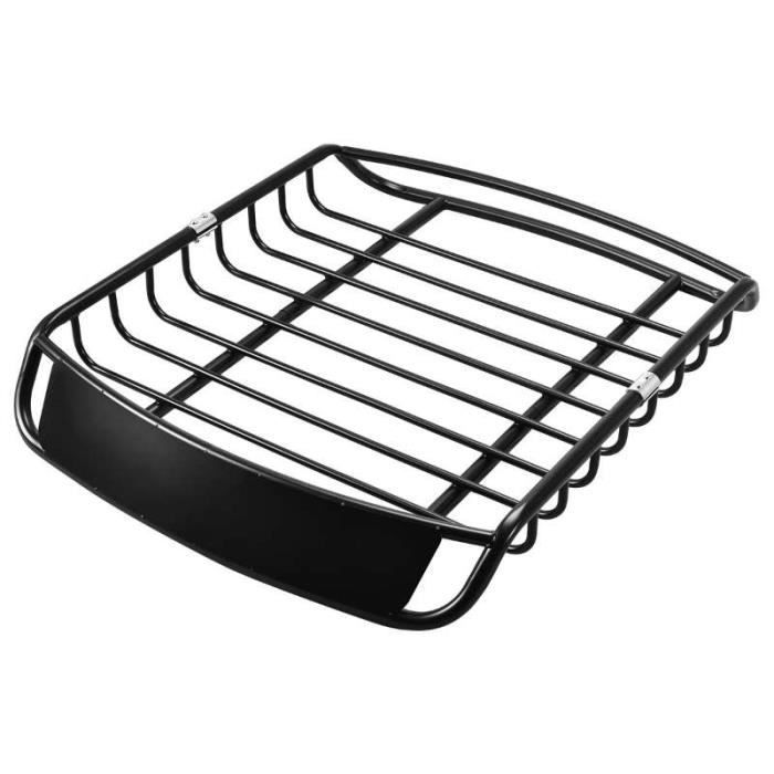 Portaequipajes de techo para coche DREAMADE, portaequipajes metálico, gran capacidad de 110 kg, apto para varios modelos de coche, color negro.