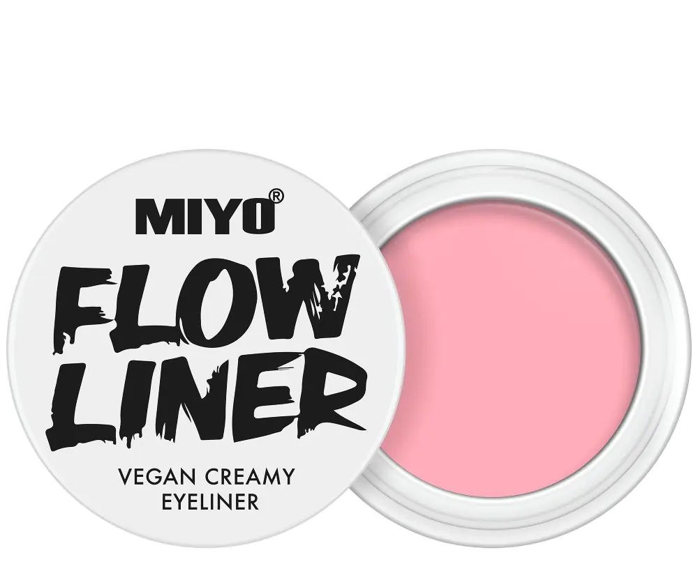 Miyo Flow Liner Eyeliner w kremie, 04 True Pink