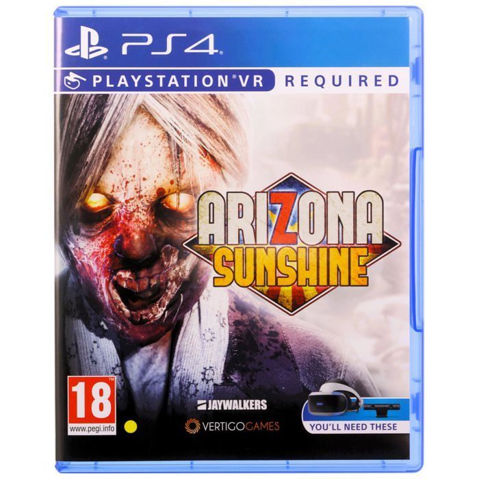 Zombie Apocalypse VR Game - Vertigo Games - Arizona Sunshine - PSVR only - FPS - Action - Free Exploration