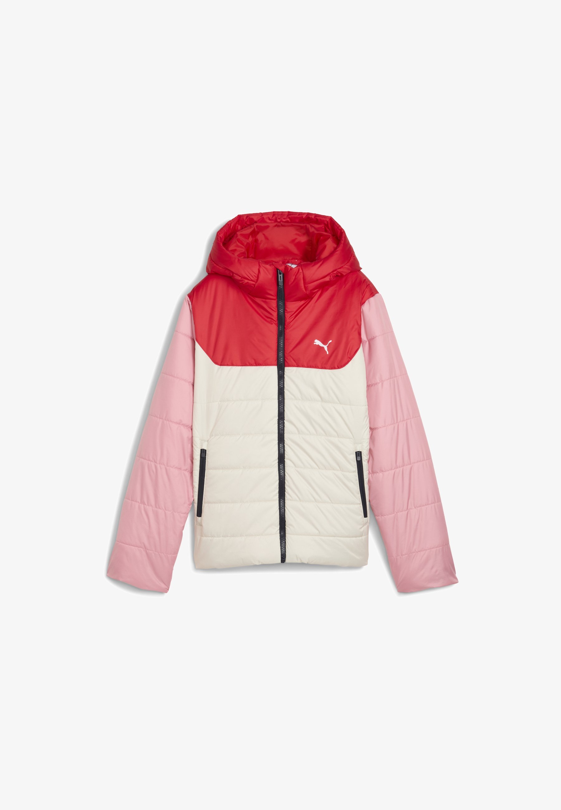 Puma Kapuzen-Wattierte Winterjacke - Alpinschnee