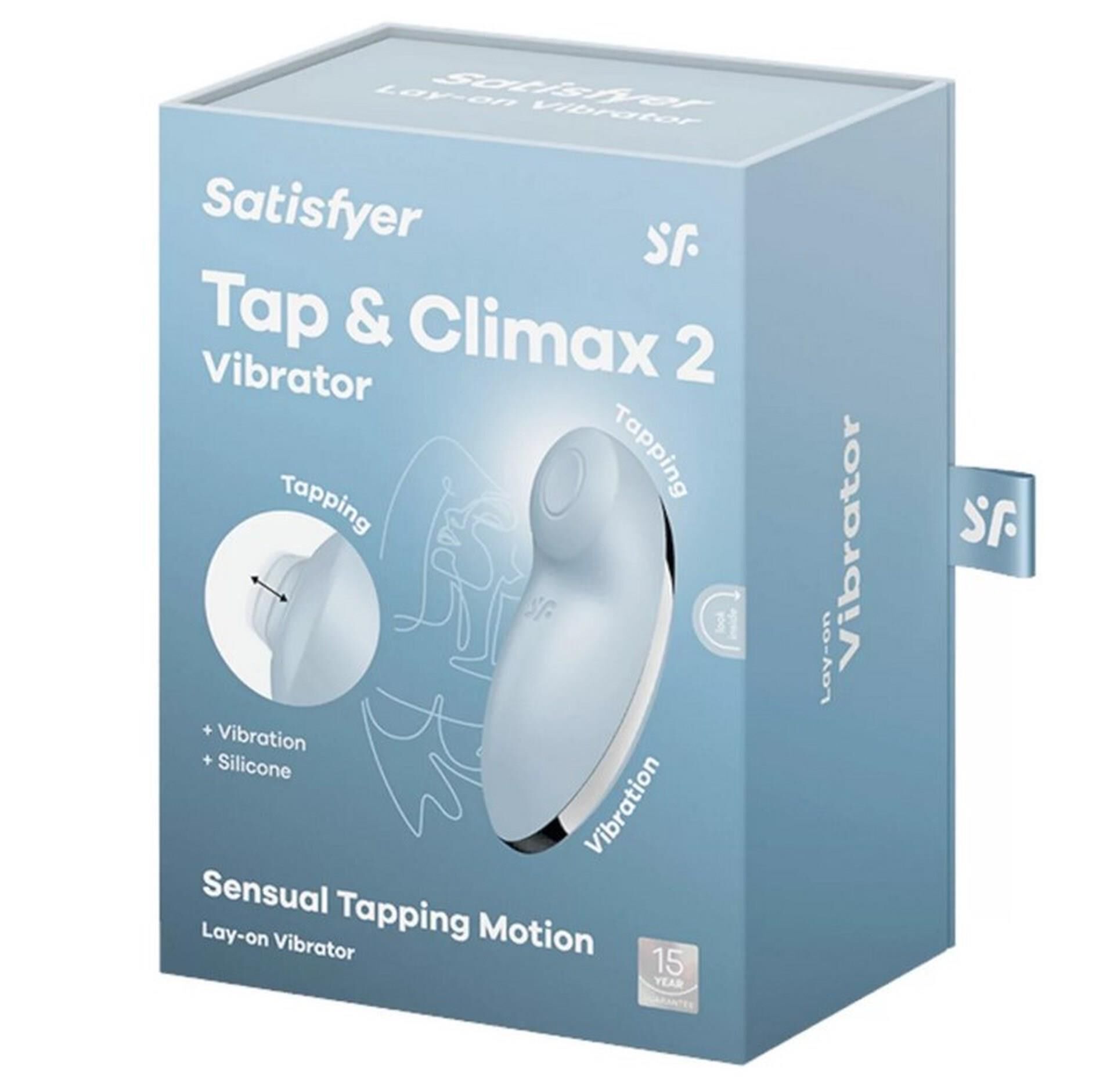 Satisfyer Tap & Climax 2 modra