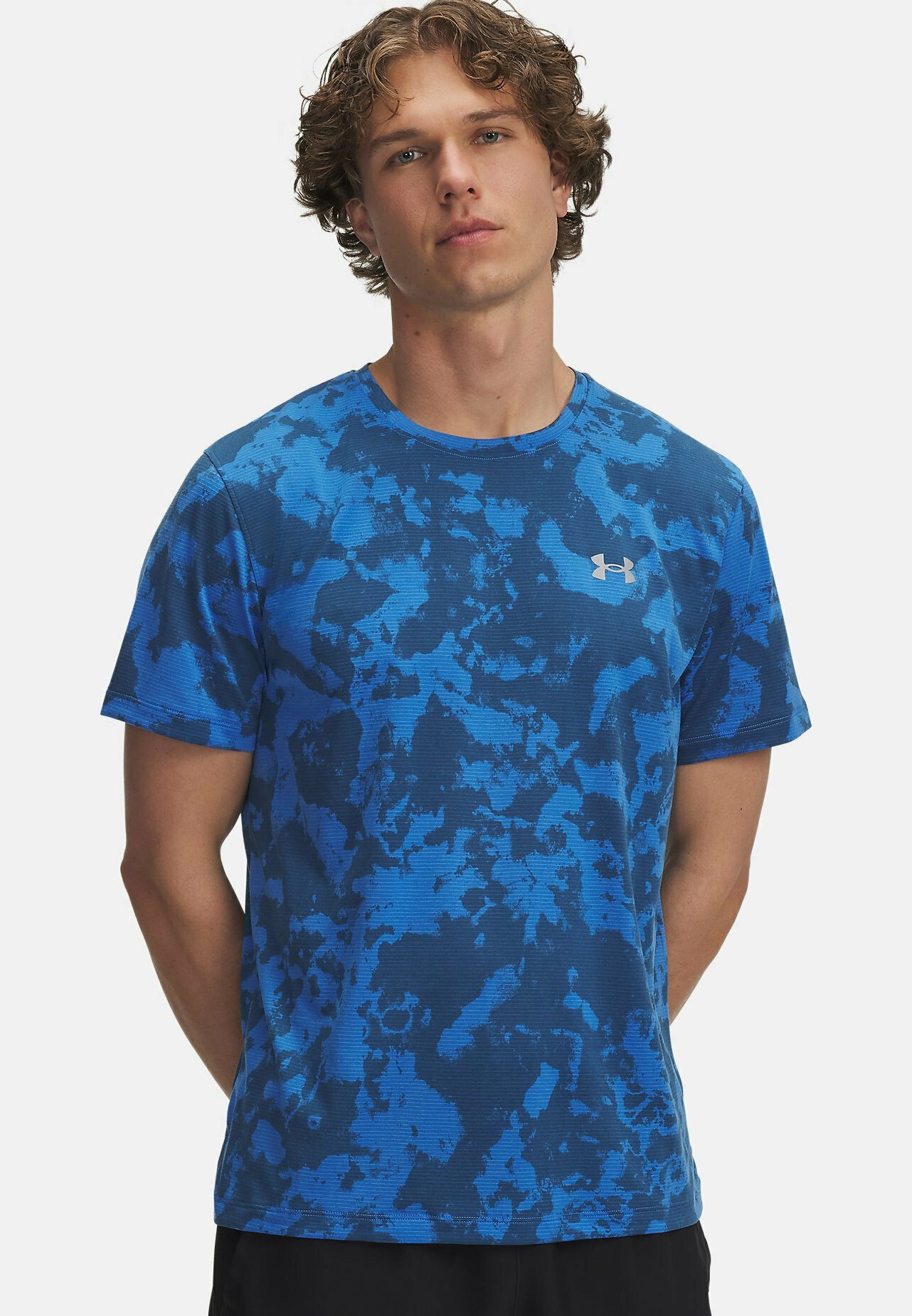 Under Armour T-shirt met korte mouwen en print - Sport T-shirt - blauw Atlantis