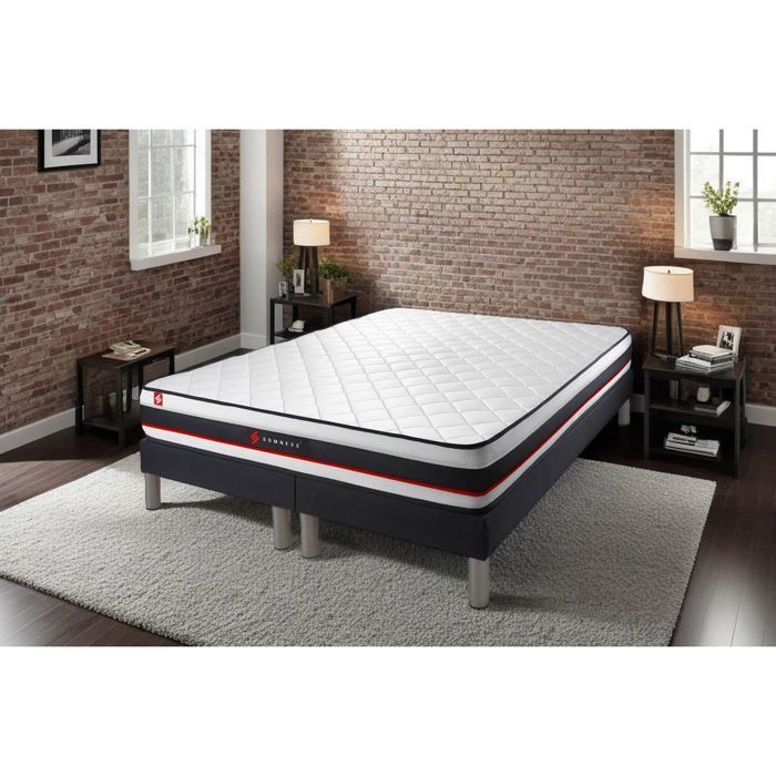 Base de cama de casal 100x200 + colchão FORM 200x200