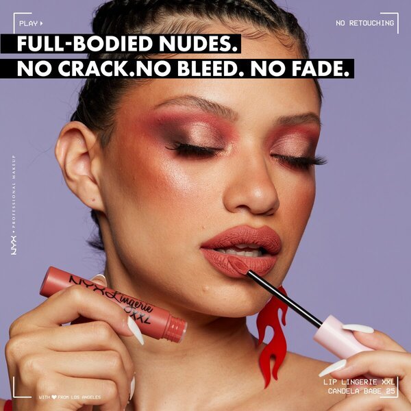 NYX Professional Makeup Lingerie XXL 03 Xxpose Me lūpų dažai