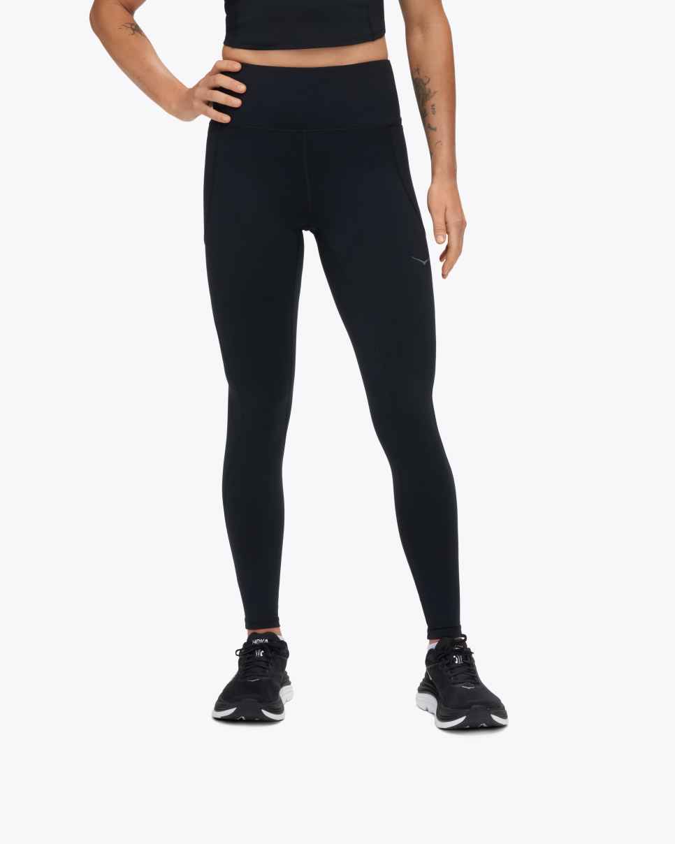 HOKA Elaro gebreide panty maat 27, zwart