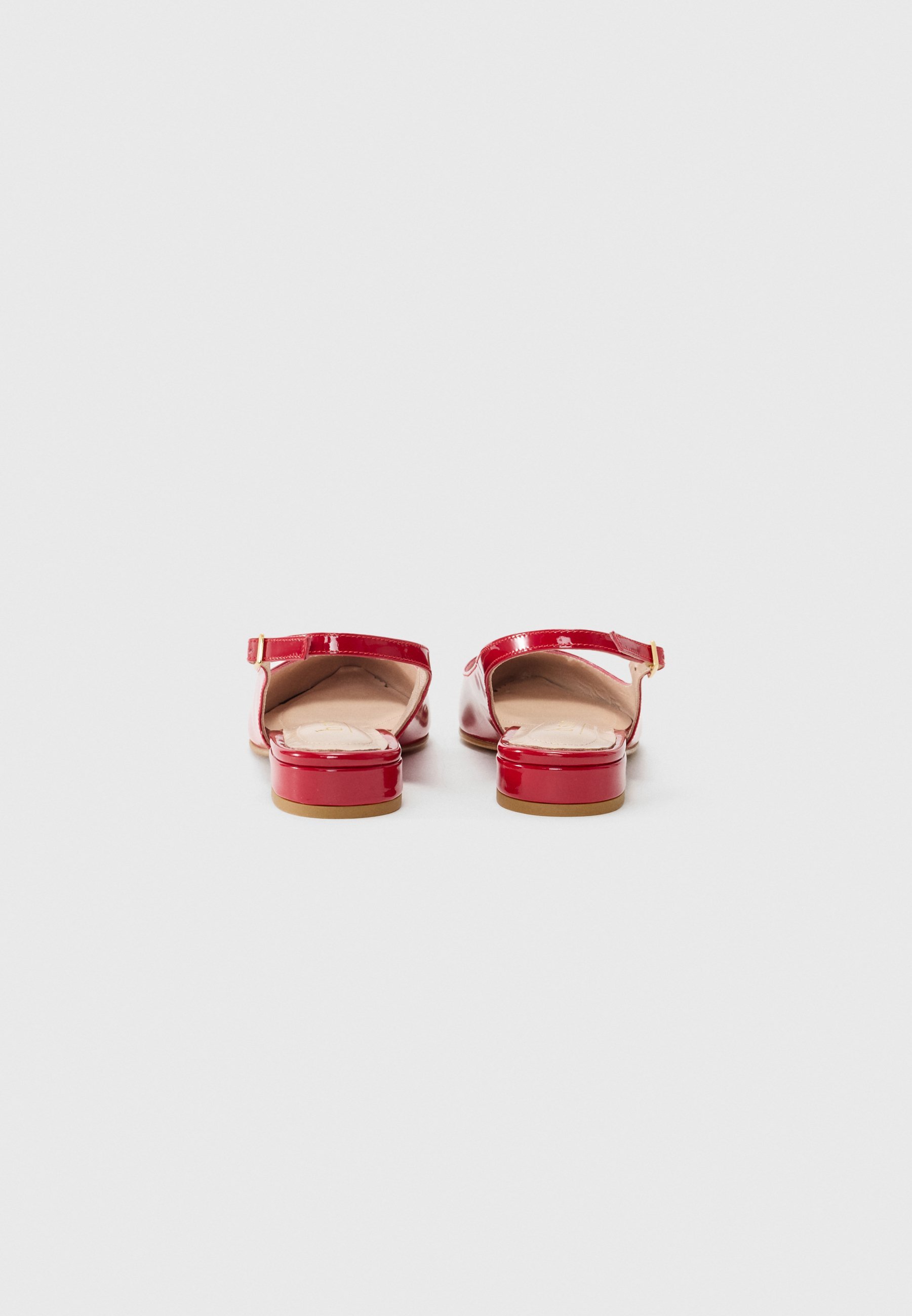 Sapatilhas de ballet bStore - vermelho papoula
