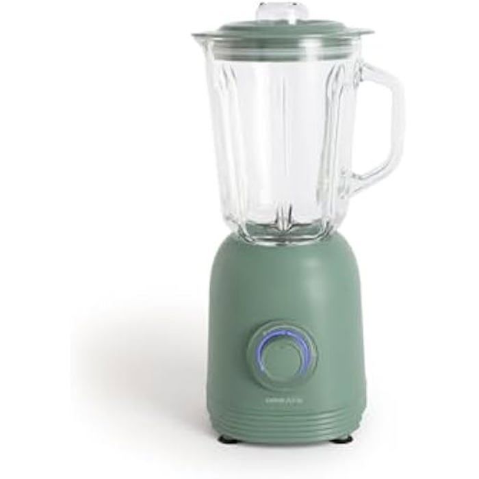 Frullatore CREATE - Modello americano - 800 W - 2 velocità - 1,5 L - Verde salvia