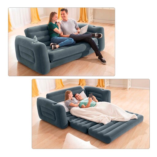Sofá Cama Hinchable 2 En 1 Intex
