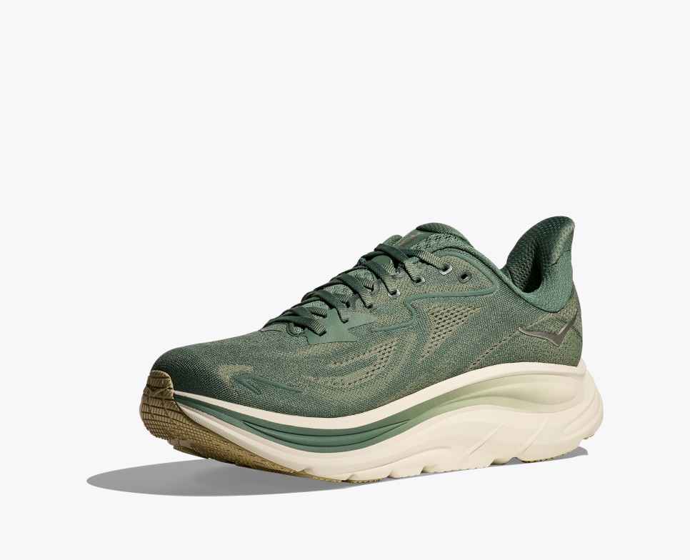 HOKA Sal de helecho/trufa Clifton 10