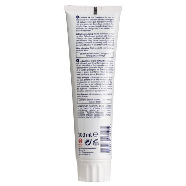 Kruidvat 5+ Years zobu pasta<br>100ml