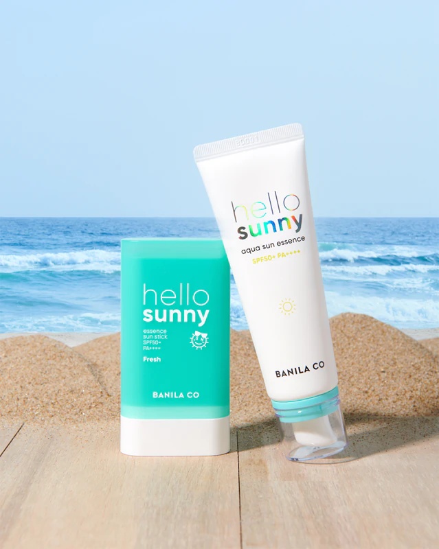Banila Co. Hello Sunny Fresh Essence lahka zaščitna krema za obraz v stiku SPF 50+