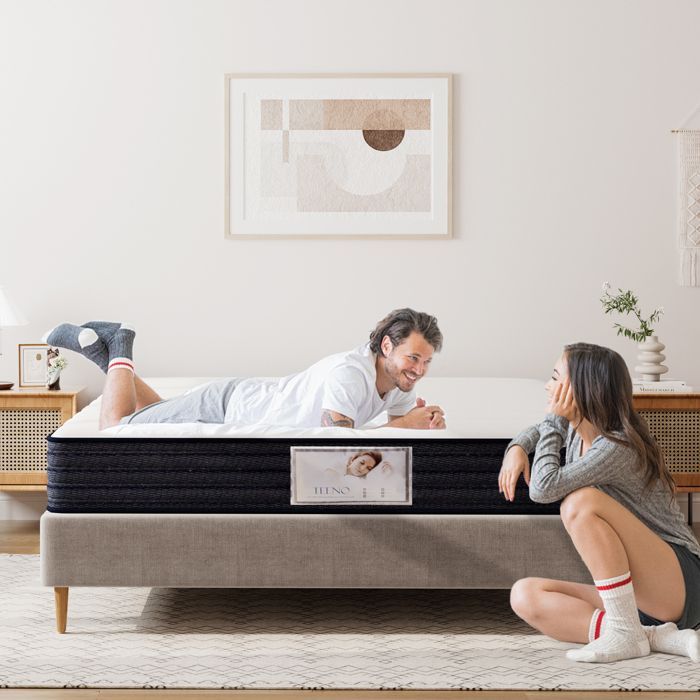 Materasso - 140x190 cm - Spessore 22 cm - Memory foam - Morbido e traspirante - TEENO