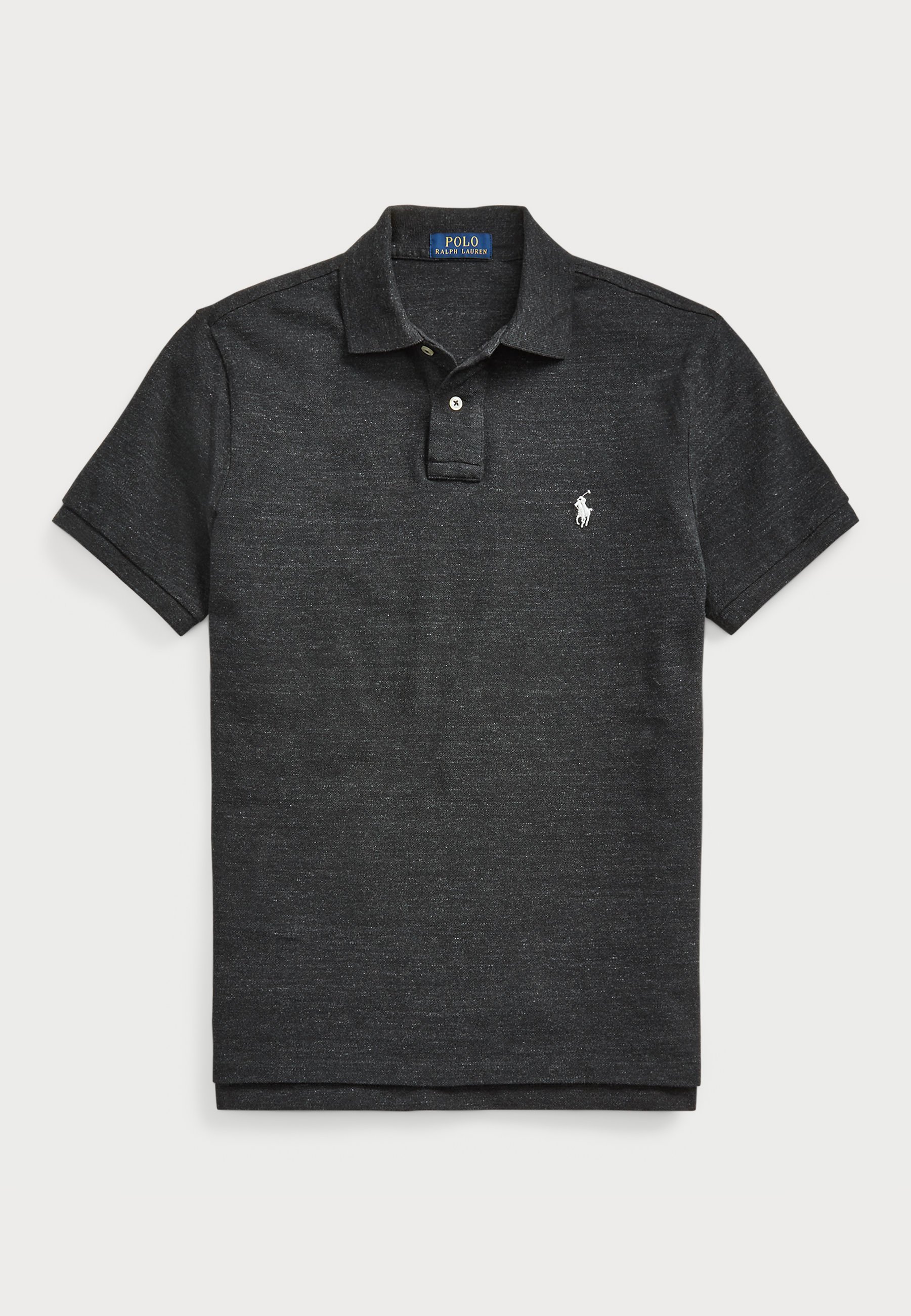 Polo Ralph Lauren Polo shirt met korte mouwen - zwart gemêleerd