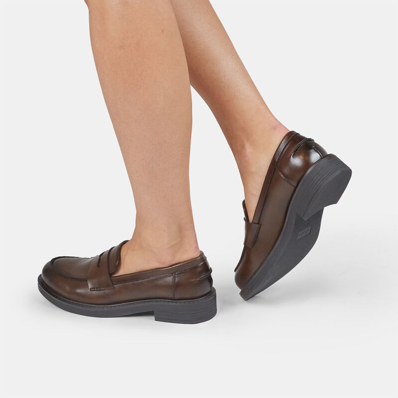 Damloafers i konstläder