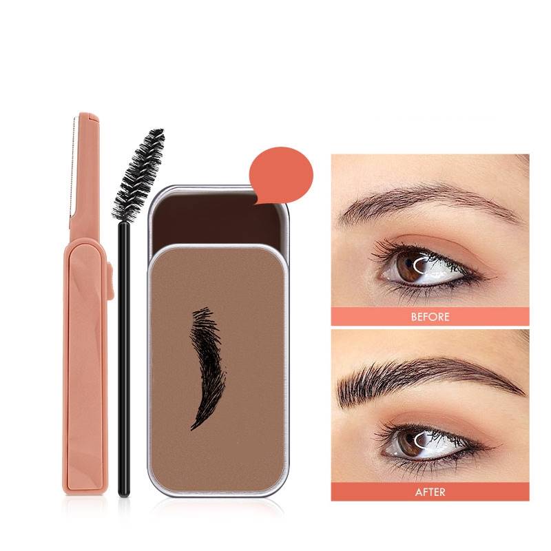 Gel à sourcils, cire, savon à sourcils, teinture 4 couleurs, rehausseur de sourcils, maquillage naturel, savon sculptant et liftant pour femmes