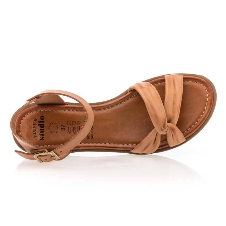 Brune sandaler / sko med åpen tå til dame