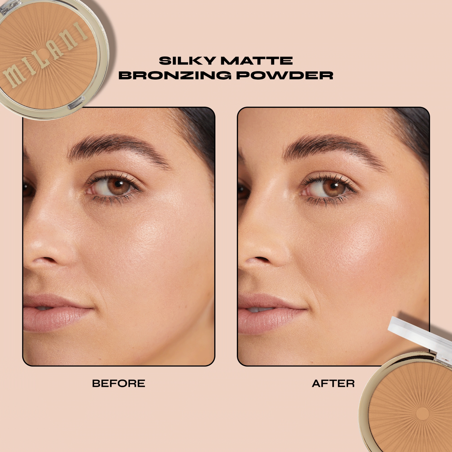 Poudre bronzante mate soyeuse Milani Bronzer - 4 g