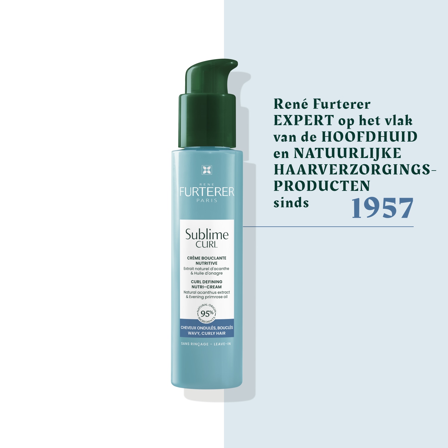 Crema capilar René Furterer Sublime Curl para definir rizos - 100 ml